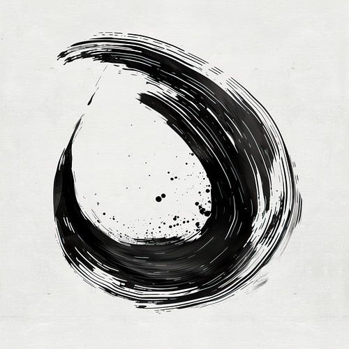 Œuvre d'art abstraite moderne