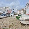 Rues pavées et bateaux de pêche à Burgau Algarve, Portugal sur My Footprints