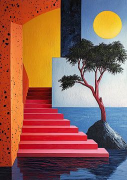 Surrealisme Architectuur Ontwerp Meetkunde van Niklas Maximilian