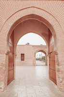 Porte de la mosquée Koutoubia à Marrakech