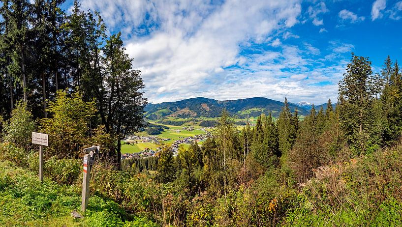 The view of Flachau by Christa Kramer