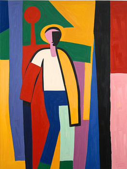 De jongen - Abstracte stijl