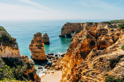 Beach Portugal from above | Travel photography Algarve