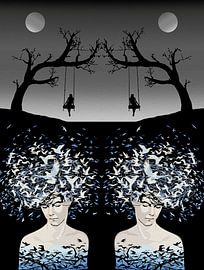 Moonlit Dreams: Freedom and Solitude by Ramy Salah Hefny