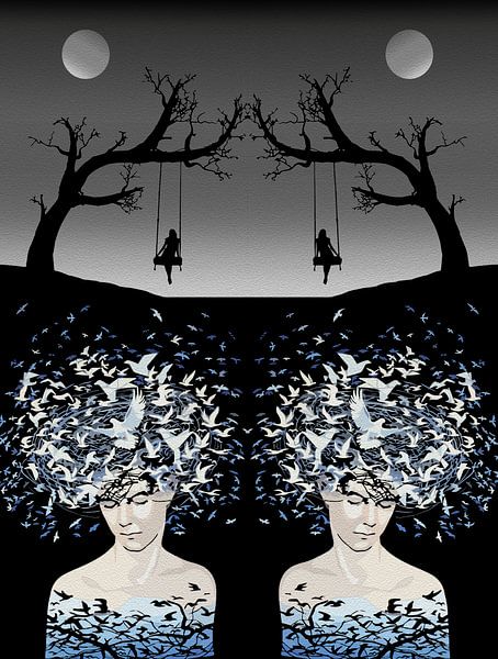 Mondbeschienene Träume: Freiheit und Einsamkeit von Ramy Salah Hefny