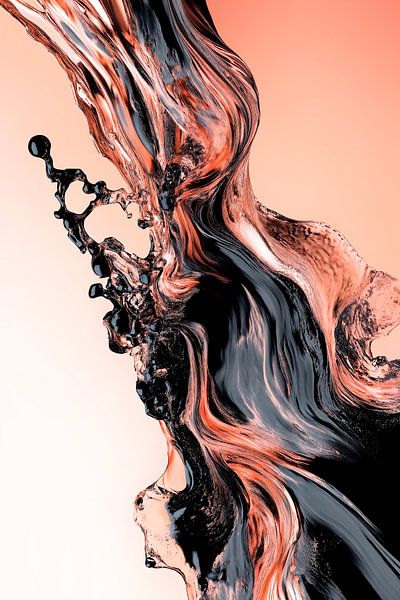 Abstract Alchemy - Copper Wave IV par Philippe HUGONNARD