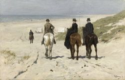 Morgenrit langs het strand, Anton Mauve (gezien bij vtwonen)