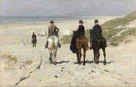 Morgenrit langs het strand, Anton Mauve (gezien bij vtwonen)