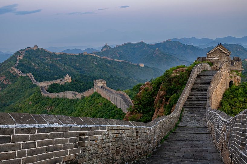 Die Große Mauer bei Jinshanling in China von Roland Brack