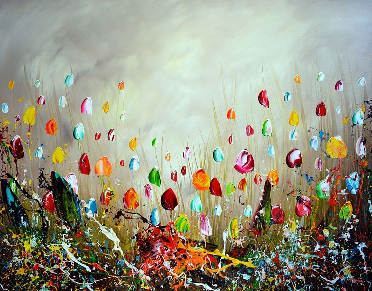 Flowers by Gena Theheartofart