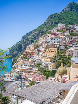 Amalfikust - Uitzicht op Positano van t.ART
