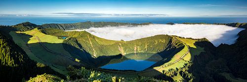 Sete Cidades panoramic image by Sascha Kilmer