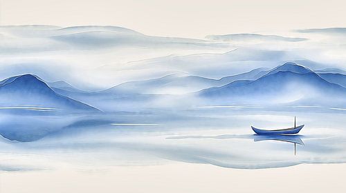 Bateau en eau calme