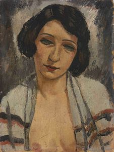 Georges Kars, Mädchen mit einer weiten Bluse, 1930