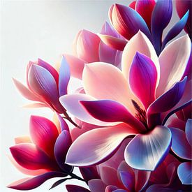 Magnolia Flowers by Eric Nagel