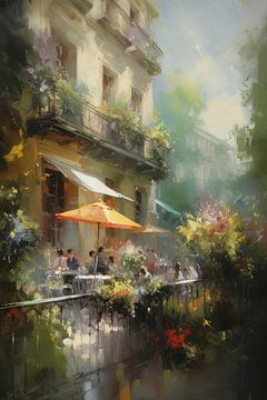 A balmy summer evening in Paris