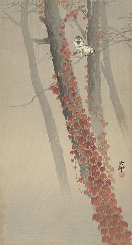 Lierre rouge de Ohara Koson