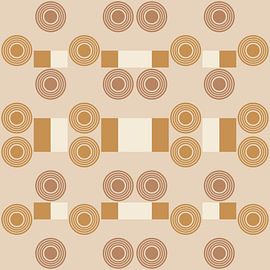 Retro Schachbrett Phantasie Pixel von Mad Dog Art