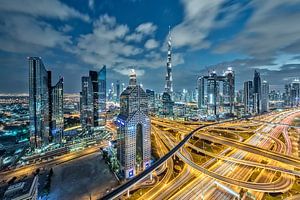 Skyline von Dubai von Dieter Meyrl