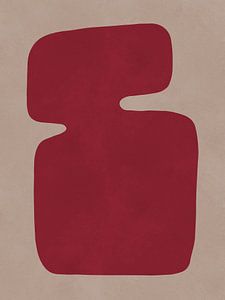 Formes organiques rouges 8