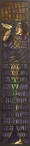 Window, stained glass, design Lebeau, Chris Lebeau