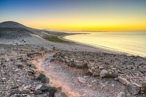 Blick Richtung Playa de Sotavento auf Fuerteventura