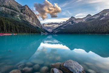 Lake Louise in Banff National Park, Alberta, Canada. by Gunter Nuyts