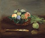 Korb mit Obst, Édouard Manet von Meisterhafte Meister Miniaturansicht