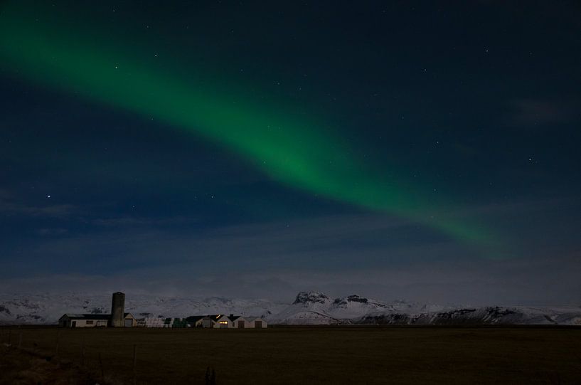 Nordlicht in Island von Hans Peter Debets