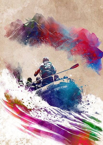 Rafting on a pontoon #sport #rafting by JBJart Justyna Jaszke