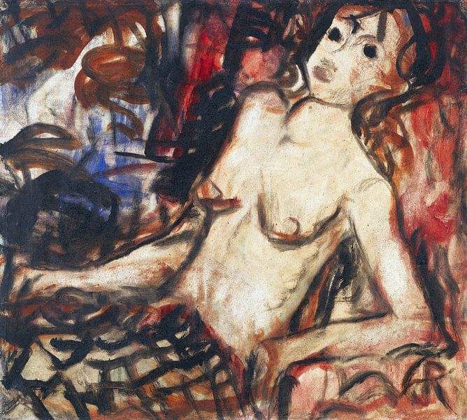 Female nude, Christian Rohlfs, Um 1918 by Atelier Liesjes