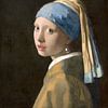 Meisje met parel - Meisje van Vermeer - Schilderij (HQ)van Schilderijen Nu