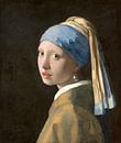 Meisje met parel - Meisje van Vermeer - Schilderij (HQ) van Schilderijen Nu thumbnail