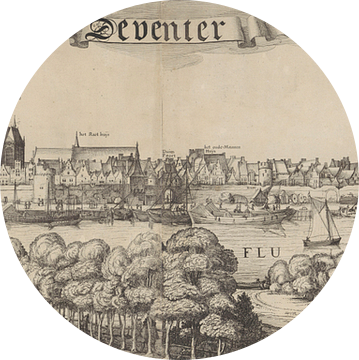 Profiel van Deventer, Claes Jansz. Visscher (II), 1615