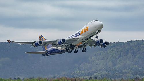Atlas Air Boeing 747-400 vrachtvliegtuig.