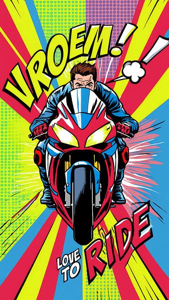 FROEM! Liebe auf zwei Rädern von MotorPoster