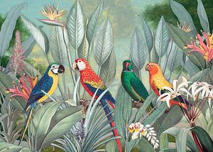 Birds in Paradise - 3D von Marja van den Hurk