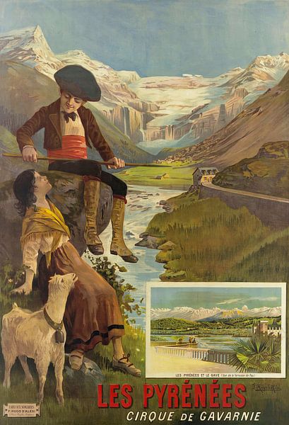 Hugo d’ Alési - Les Pyrénées – cirque de Gavarnie (1890) von Peter Balan