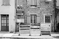 bewegwijzering, Frankrijk, frans straatje, france, de Drome