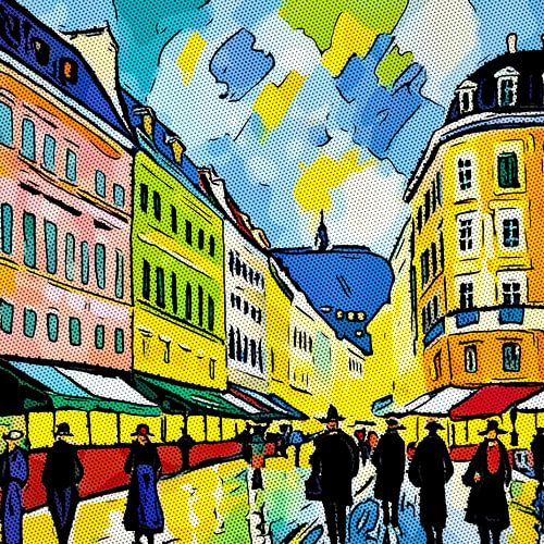 Reizen in Europa, motief 11