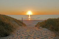 Sunset by the sea