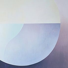 Pastel colours | Overlapping Pastel Shapes by Modern Collection