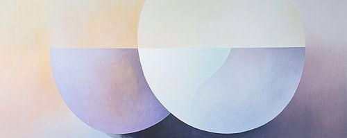 Pastel colours | Overlapping Pastel Shapes