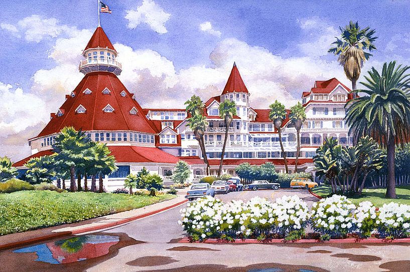 Hotel Del Coronado nach dem Regen von erikaktus gurun