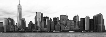 Skyline van Manhattan, New York City van Hans Wijnveen