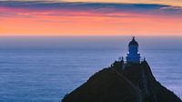 Nugget Point Leuchtturm, Südinsel, Neuseeland von Henk Meijer Photography Miniaturansicht