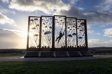 Airbourne Monument bij Ede, Nederland van Imladris Images