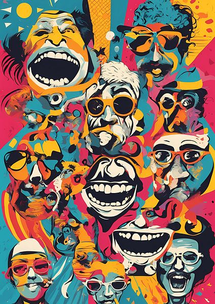 Smiling Faces Collage by BRZ999