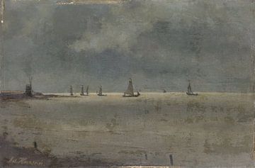 Eduard  Karsen, Zuiderzee, ca 1900