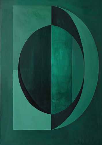 Intérieur géométrique moderne